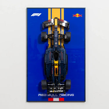 [Flag series]Wall Display Frame Compatible with LEGO F1 Gradient Racing 42206 42207 42171 42141 - ICUANUTY