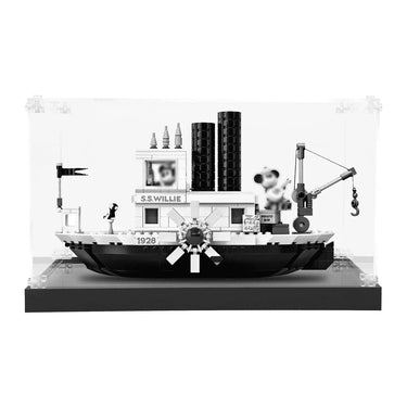 Display Case for Lego ideas Steamboat Willie 21317 - ICUANUTY
