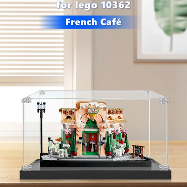 Display case for LEGO® Icons French Café 10362 - ICUANUTY