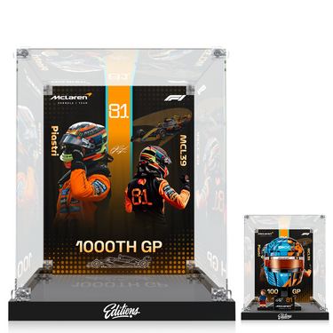 Display Case for LEGO® Editions McLaren Mastercard F1® Team Oscar Piastri Helmet 43017