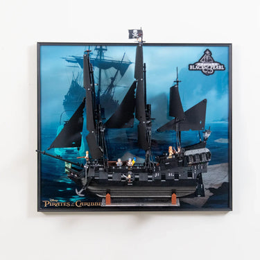 Display Frame for LEGO® Icons The Black Pearl Collector’s 10365 - ICUANUTY