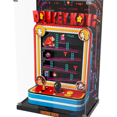 Display case for LEGO® Super Mario™ Donkey Kong™ Arcade 72051