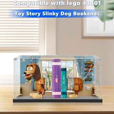 Displaykasse til LEGO® Disney™ Toy Story Slinky Dog-bogstøtter 43301