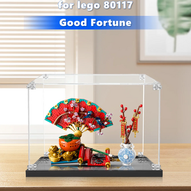 Display case for LEGO other Good Fortune 80117 - ICUANUTY