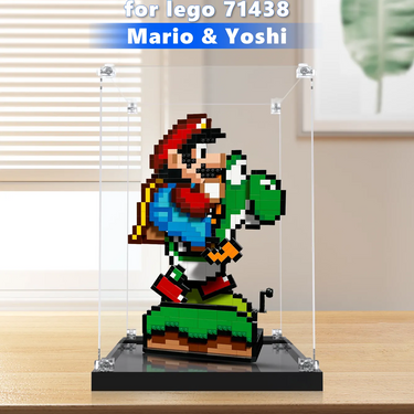 Display case for LEGO Super Mario World™: Mario & Yoshi 71438 - ICUANUTY