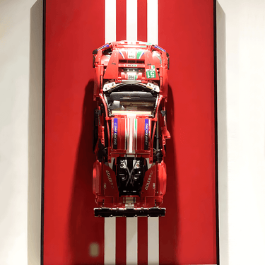 Wall Display Frame for Lego Ferrari 488 GTE 42125 - ICUANUTY