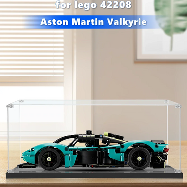 Display Case for LEGO® Technic™ Aston Martin Valkyrie (1:16 Scale) 42208 - ICUANUTY