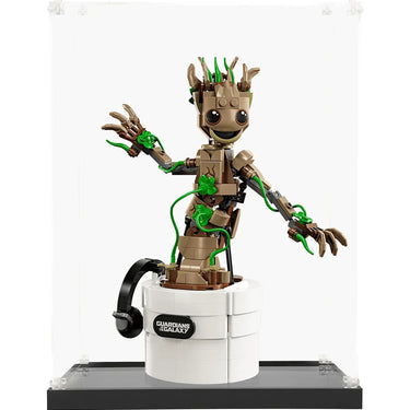 Display case for LEGO Super heroes Dancing Groot 76297 - ICUANUTY