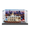 Display case for LEGO® Ideas River Steamboat 21356 - ICUANUTY