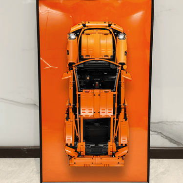 Wall Display Frame for LEGO Technic 42056 CAR Porsche 911 GT3 RS - ICUANUTY