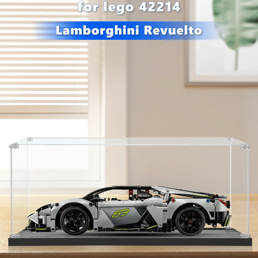 Display Case for LEGO® Technic™ Lamborghini Revuelto Super Sports Car (1:12 scale) 42214 - ICUANUTY