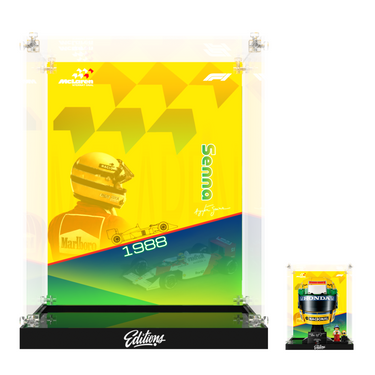 Vitrine compatibel met LEGO F1-helmen 43014 / 43017 / 43022 / 43023