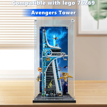 Premium Acrylic Display Case for LEGO® Marvel Avengers Tower (76269) - ICUANUTY