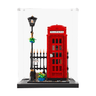 Display case for LEGO Creator Red London Telephone Box 21347 - ICUANUTY