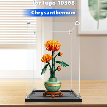 Display Case for LEGO Icons Chrysanthemum 10368 - ICUANUTY