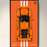 Wall Display Frame for LEGO Technic Super Cars - ICUANUTY