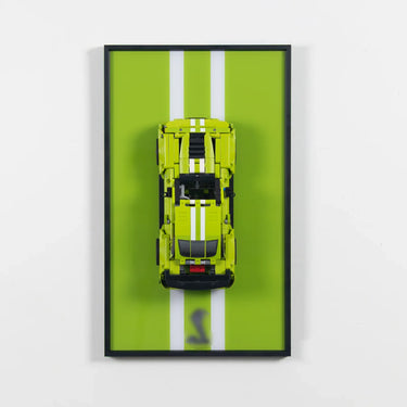 إطار عرض حائطي متوافق مع LEGO® Technic™ Ford Mustang Shelby® GT500® 42138