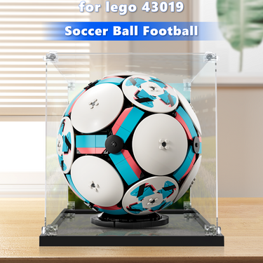 Premium Display Case Compatible with LEGO® Editions Soccer Ball 43019