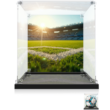 Premium Display Case Compatible with LEGO® Editions Soccer Ball 43019