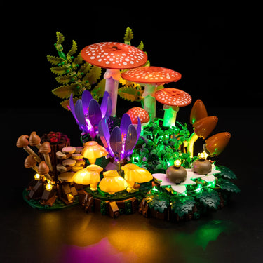 Kit luci premium compatibile con LEGO Botanicals Woodland Mushrooms 11505