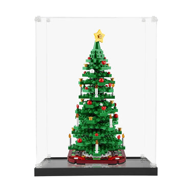 Display Case for Lego Creator Christmas Tree 40573 - ICUANUTY