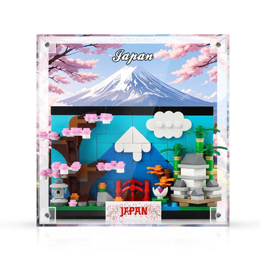 Display Frame for LEGO Japan Postcard Integrated Acrylic 40713 – 3D Wall Art & Desk Showcase