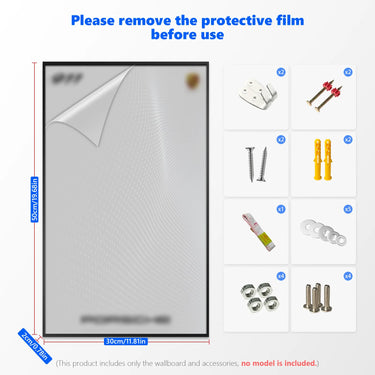 Display Wall Mount for Lego Creator Porsche 911 10295(50cm x 30cm) - ICUANUTY