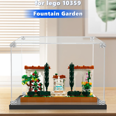 Display case for LEGO® Icons Fountain Garden 10359 - ICUANUTY