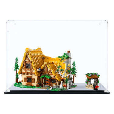 Display Case for LEGO Snow White and the Seven Dwarfs' Cottage 43242 - ICUANUTY