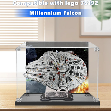 Premium Acrylic Display Case for LEGO® Star Wars™ Millennium Falcon™ (75192) - ICUANUTY