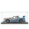 Display case for LEGO® Technic™ 2 Fast 2 Furious Nissan Skyline GT-R (R34) Car (1:12 Scale) 42210 - ICUANUTY