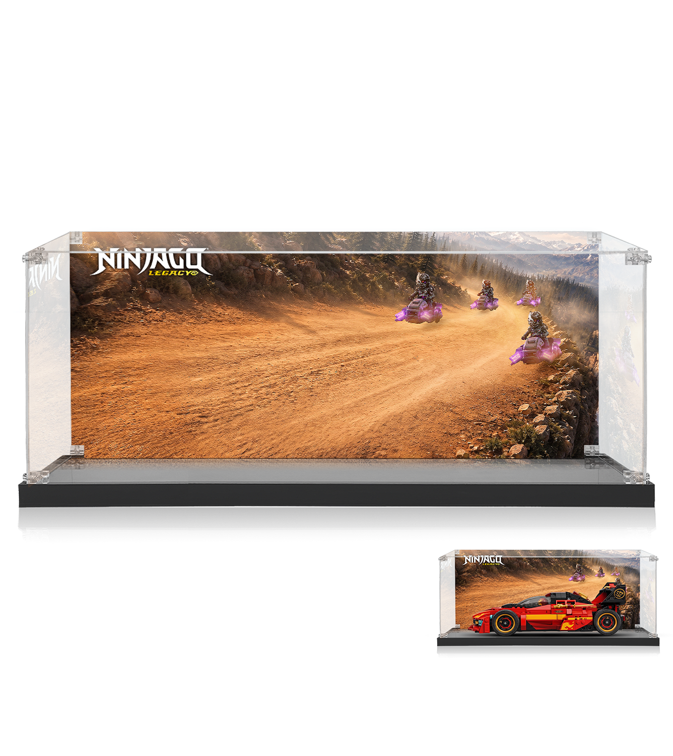 Display Case for LEGO® NINJAGO® X-1 Ninja Charger 71867 – ICUANUTY Display Case for LEGO® NINJAGO® X-1 Ninja Charger 71867 – ICUANUTY