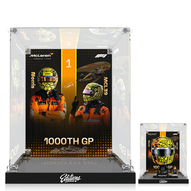 Vitrinskåp för LEGO® Editions McLaren Mastercard F1® Team Lando Norris-hjälm 43023