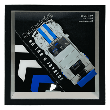 Display Frame for Lego Speed Champions 2 Fast 2 Furious Nissan Skyline GT-R (R34) 76917 - ICUANUTY