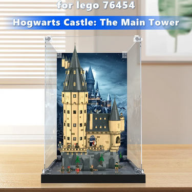 Display case for LEGO® Harry Potter™ Hogwarts™ Castle: The Main Tower 76454 - ICUANUTY