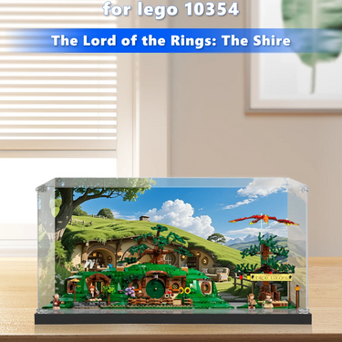 Display case for LEGO® Icons The Lord of the Rings: The Shire™ 10354 - ICUANUTY