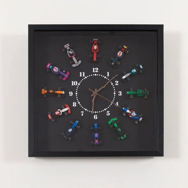 Display Frame for LEGO F1 Minifigures Wooden Clock 71049 - ICUANUTY
