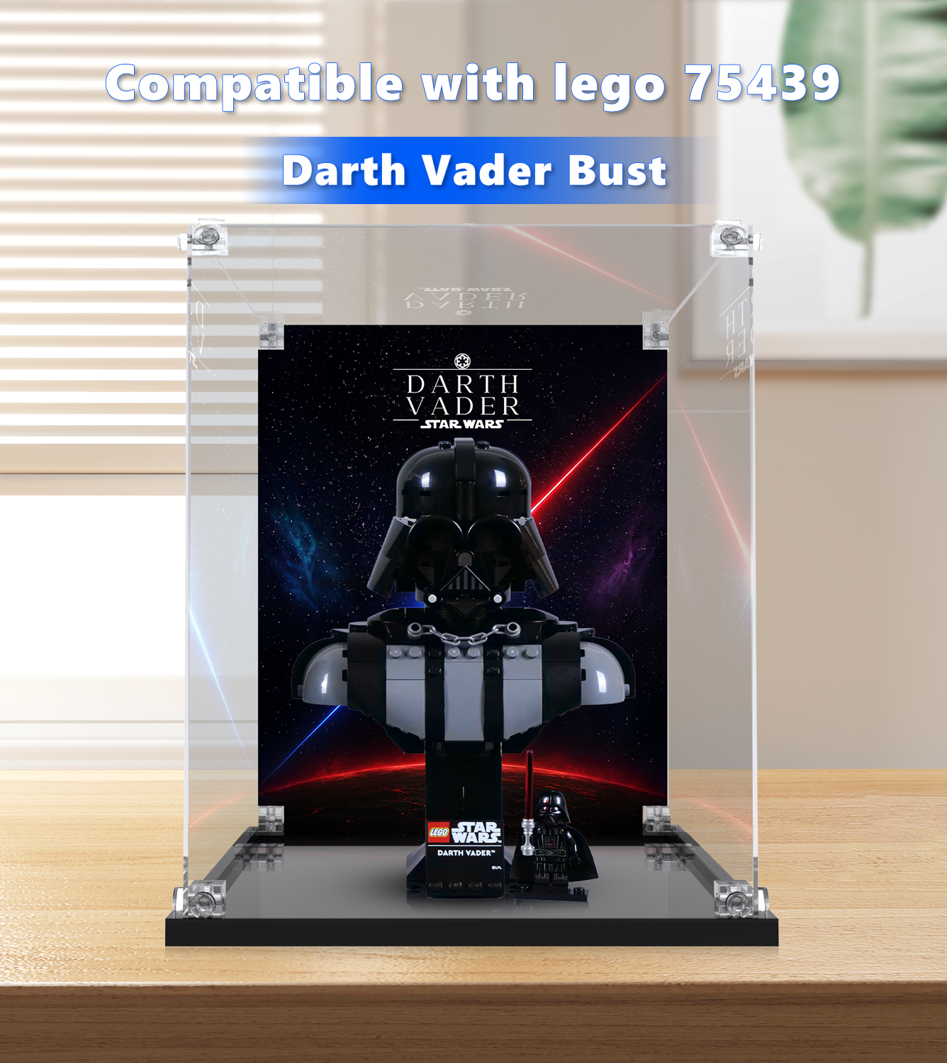 Display Case for LEGO® Star Wars™ Darth Vader™ Bust (#75439)