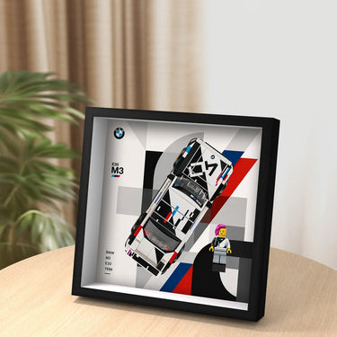 Wall Display Frame for LEGO Speed Champions BMW M3 (E30) 77263