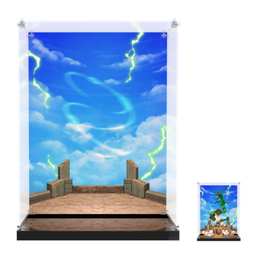 Acrylic Display Case for LEGO Pokémon Rayquaza 72168