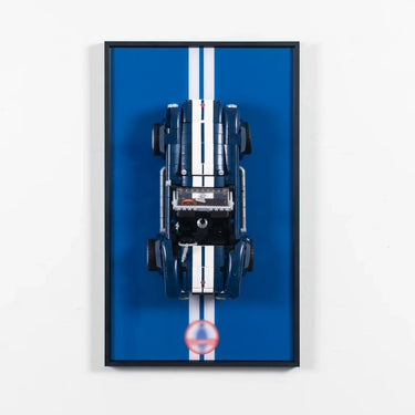 Wall Display Frame Compatible with LEGO® Icons Shelby Cobra 427 S/C 10357