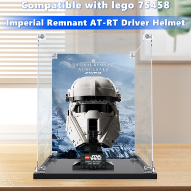Display Case for LEGO Star Wars™ Imperial Remnant AT-RT Driver™ Helmet 75458