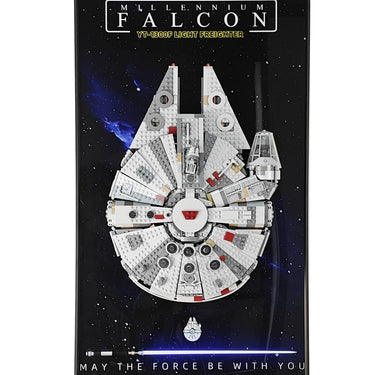 Display Wall Frame for Lego 75257 Star Wars Millennium Falcon - ICUANUTY