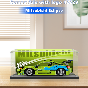 Display Case for LEGO® Technic™ Fast Furious Mitsubishi Eclipse (42229)