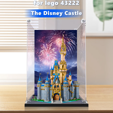 Display case for LEGO® Disney Mickey and Friends Disney Castle 43222 - ICUANUTY