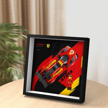 Väggdisplayram för LEGO Speed Champions Ferrari 499P 77261