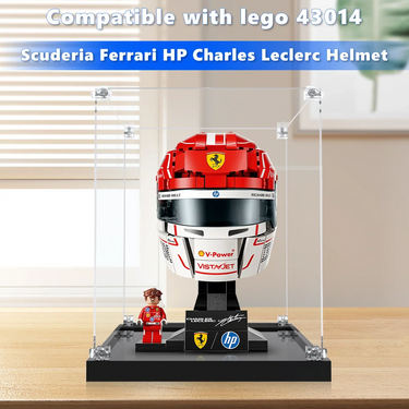 Display Case for LEGO® Scuderia Ferrari HP Charles Leclerc Helmet 43014