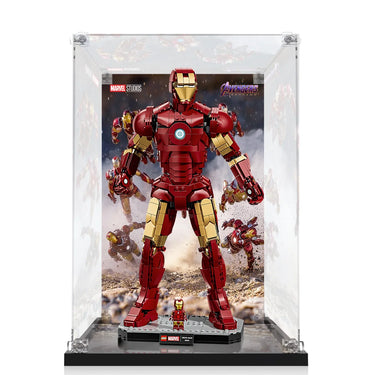 Display Case for LEGO® Marvel Iron Man Mark 3 Collectors’ Edition 76344 - ICUANUTY