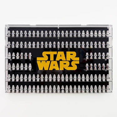 Display Case for LEGO®  Star Wars Minifigures Fits 150 Figures 6-Tier Galactic Minifigure