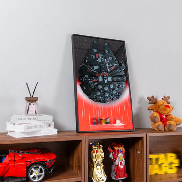 Wall Display Frame for LEGO Star Wars The Dark Falcon 75389 - ICUANUTY